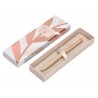 Stylo bille Rose beige