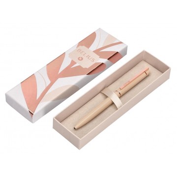 Stylo bille Rose beige
