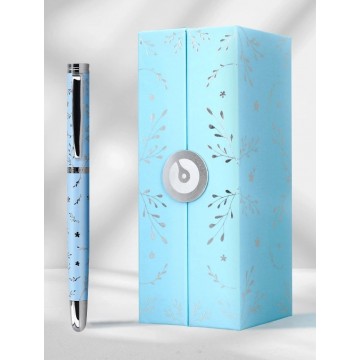 Stylo roller Bella bleu ciel