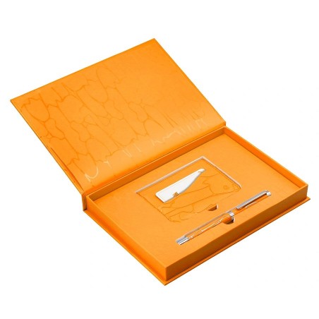 Stylo bille Cocktails Piña Colada + porte-carte