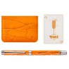 Stylo bille Cocktails Piña Colada + porte-carte