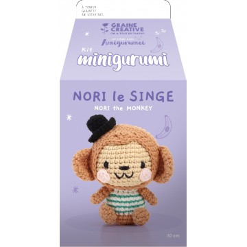 Kit crochet Minigurumi Singe Nori