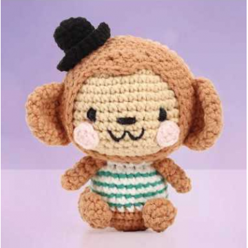 Kit crochet Minigurumi Singe Nori
