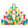 Jeu de construction de blocs en bois 100 pièces