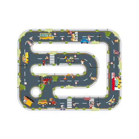 Puzzle en bois Ville et route 21 pièces