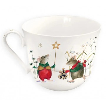 Tasse porcelaine Hiver magique