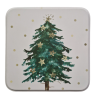 Boîte métallique 10x10x3.5cm Sapin