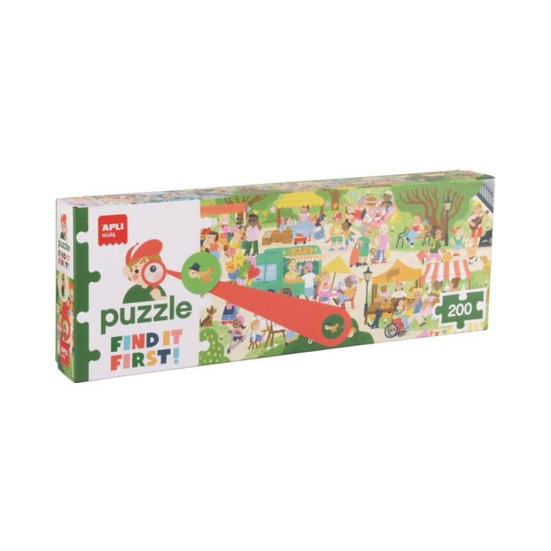 Puzzle Cherche et trouve Au marché 200p