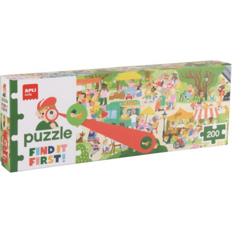 Puzzle Cherche et trouve Au marché 200p