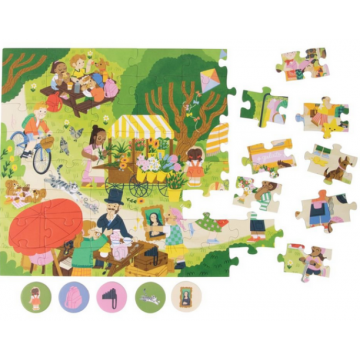 Puzzle Cherche et trouve Au marché 200p