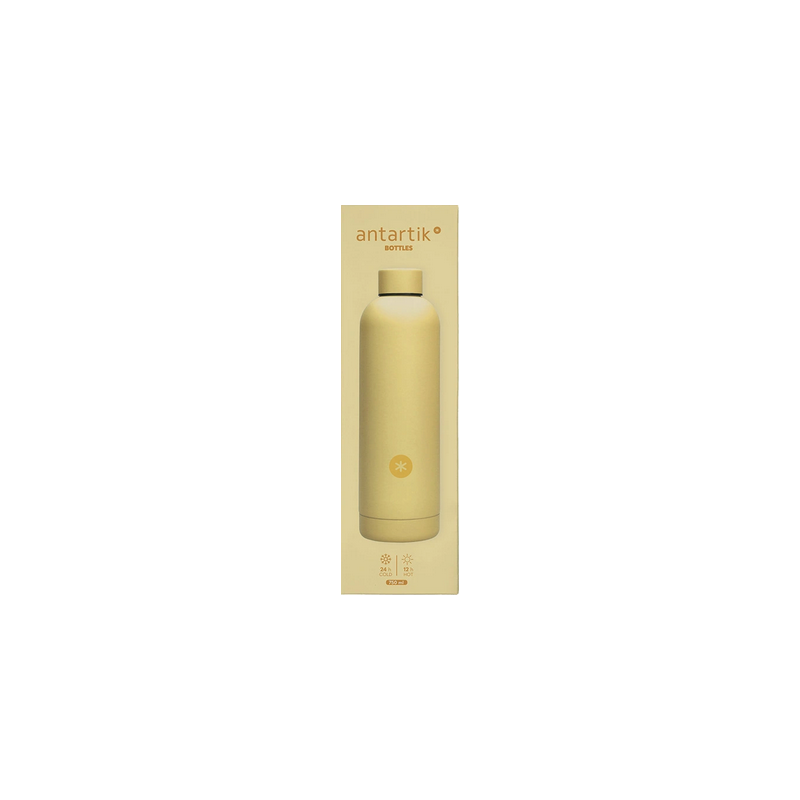Bouteille isotherme acier inoxidable 750ml jaune