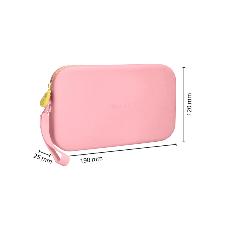 Fourre-tout plat silicone Tropical Dive 190x120x25mm Rose