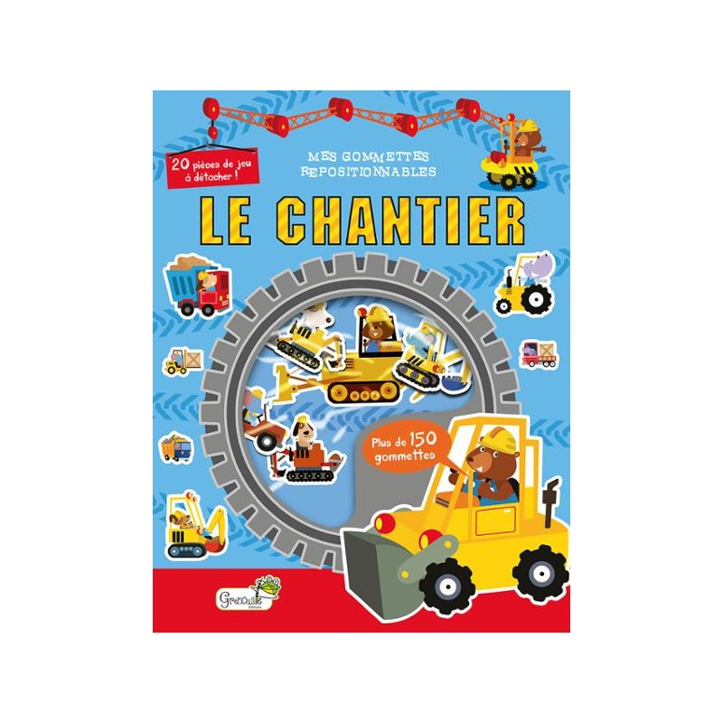 Gommettes repositionnables Le Chantier