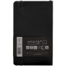 Carnet A6 ligné 80g ferm. élast. couv. souple noir 100f