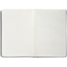 Carnet A5 ligné 80g élast. turquoise couv. rigide gris 100f