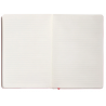 Carnet A5 ligné 80g ferm. élast. couv. souple rouge 100f
