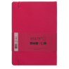 Carnet A5 ligné 80g ferm. élast. couv. souple framboise x100f