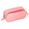 Trousse rectangle 3 comp. Rose