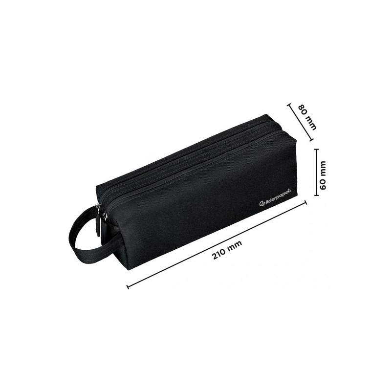 Fourre-tout rectangulaire 2 comp. Noir