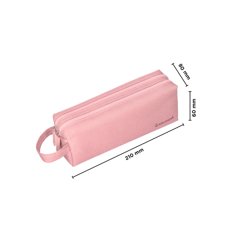 Fourre-tout rectangulaire 2 comp. Rose