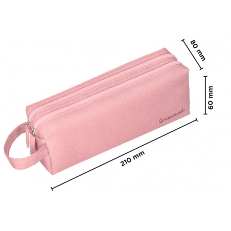Fourre-tout rectangulaire 2 comp. Rose
