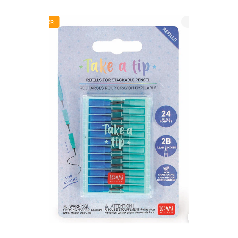 Set de 24 recharges pour crayon empilable