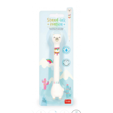 Stylo bille avec base Stand Ink Ovation - Lama