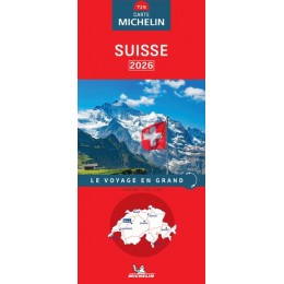 Carte Michelin 729 Suisse 2026