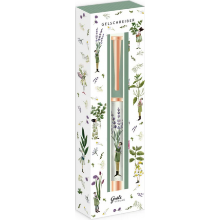 Stylo encre gel Herbes aromatiques