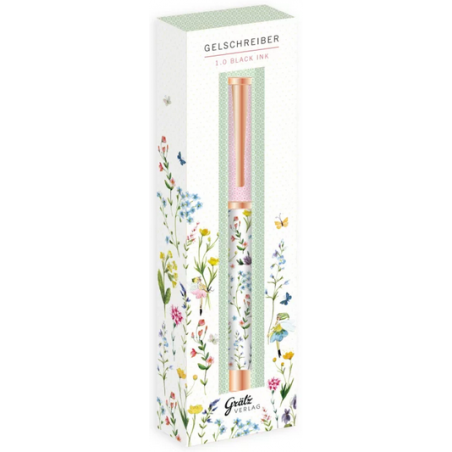 Stylo encre gel Fleurs et féés