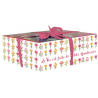 Set 4 tasses + cuillères porcelaine Petits Bonheurs