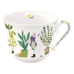 Tasse porcelaine Herbes...