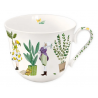 Tasse porcelaine Herbes aromatiques