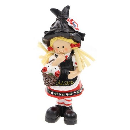 Figurine résine 18cm Alsacienne