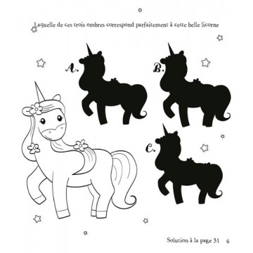 Bloc de coloriage et d'activités - La magie des Licornes