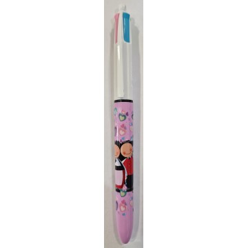 Stylo 4 couleurs Fashion J&S