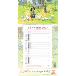 Calendrier mensuel Ratkoff...