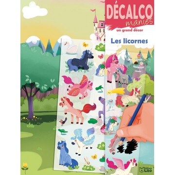 Décalcomanies - Les licornes
