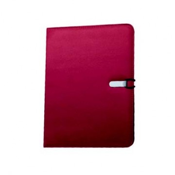 Porte-bloc couverture microfibre Rouge