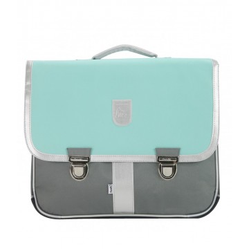 Cartable 39.5 cm Vert / Gris