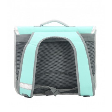 Cartable 39.5 cm Vert / Gris