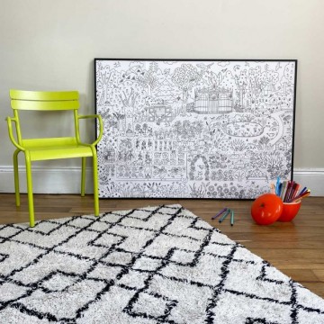 Mes Posters à colorier - Le Jardin