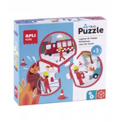 Puzzle trio Les métiers 24...