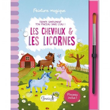 Peinture magique - Les Chevaux & Les Licornes