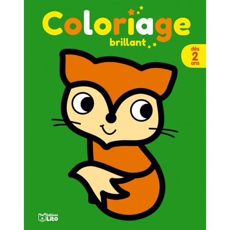 Coloriage brillant - Le renard