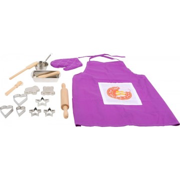 Set de pâtisserie avec tablier