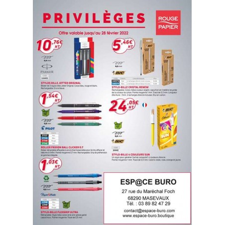 Catalogue Privilèges Décembre 2021 à Février 2022
