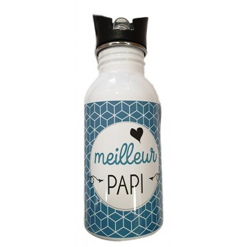 Gourde bouchon sport Meilleur Papi
