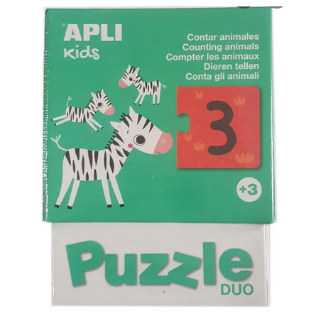 Puzzle duo Compter les animaux