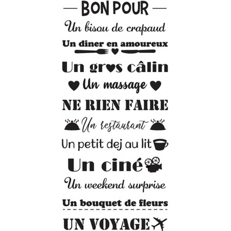 Tampon à Messages - Bon Pour